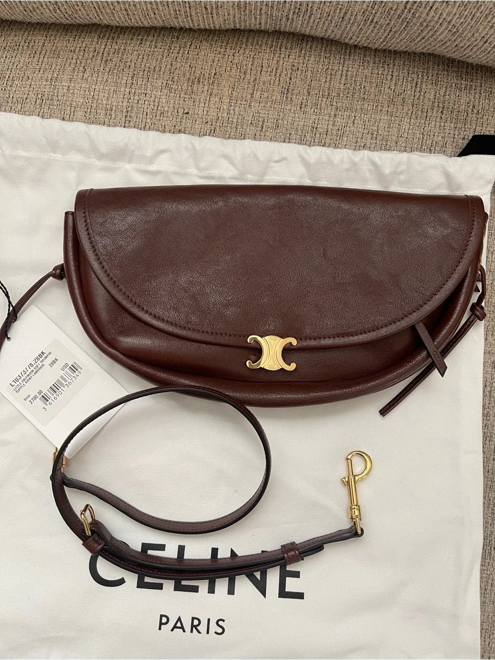 Celine little halfmoon bag - Picture 4 of 11